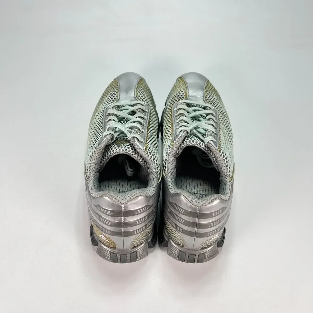 adidas TOUR360 50/50 Protect Silver Metallic Grey Low Top Golf Shoes Womens Sz 8
